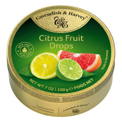 Cavendish & Harvey Citrus Fruit Drops Narenciye Meyveleri Aromalı Şeker