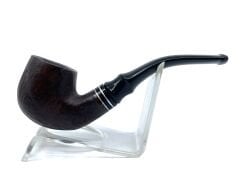 Dapper Bent Apple Briar (Gül Kökü) 9 mm Filtreli El Yapımı Pipo - 3070