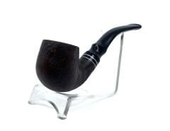 Dapper Bent Apple Briar (Gül Kökü) 9 mm Filtreli El Yapımı Pipo - 3070