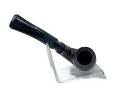 Dapper Bent Apple Briar (Gül Kökü) 9 mm Filtreli El Yapımı Pipo - 3070