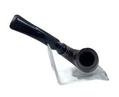 Dapper Bent Apple Briar (Gül Kökü) 9 mm Filtreli El Yapımı Pipo - 3070