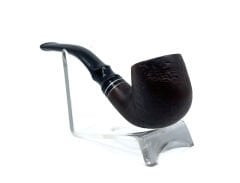 Dapper Bent Apple Briar (Gül Kökü) 9 mm Filtreli El Yapımı Pipo - 3070