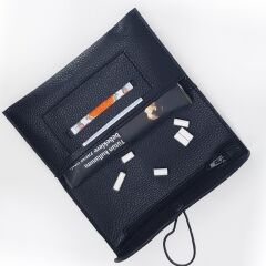 Suni Deri Kese / Siyah