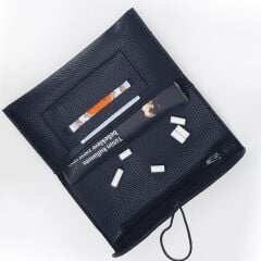 Suni Deri Kese / Siyah