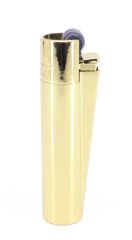 Clipper Özel Kutusunda Metal Çakmak - Parlak Sarı (Polish Gold)