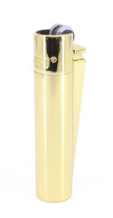 Clipper Özel Kutusunda Metal Çakmak - Parlak Sarı (Polish Gold)