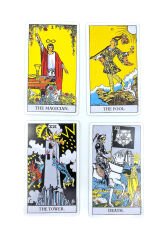 Metal Kutulu The Rider - Waite Tarot Deck Tarot Kart Destesi