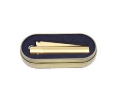Clipper Özel Kutusunda Metal Çakmak - Mat Sarı (Brushed Gold)