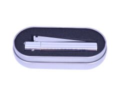 Clipper Özel Kutusunda Metal Çakmak - Parlak Gümüş (Polish Silver)