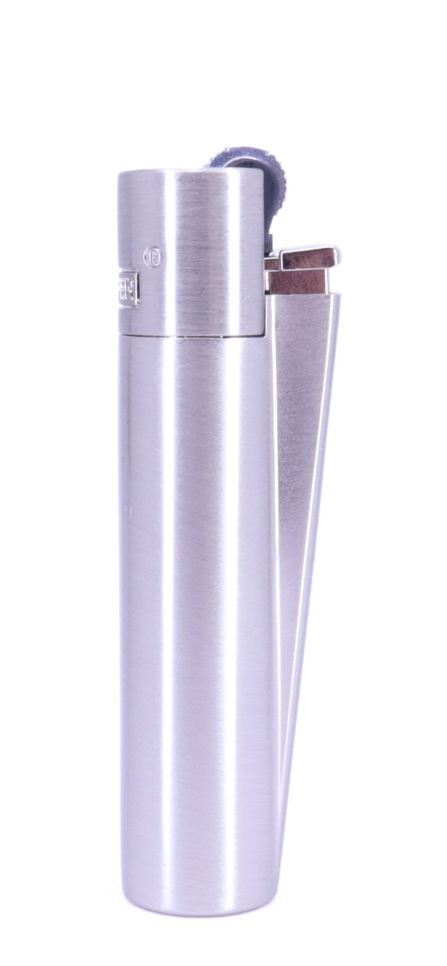 Clipper Özel Kutusunda Metal Çakmak - Mat Gümüş (Brushed Silver)