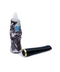 Doğal Lületaşı El Yapımı İşlemeli Ağızlık