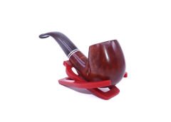 Şahin Sarı Yıldız Bent Apple 9mm Filtreli Akrilik Saplı Pipo Mod 237131