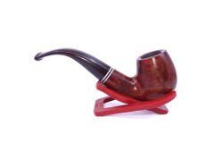 Şahin Sarı Yıldız Bent Apple 9mm Filtreli Akrilik Saplı Pipo Mod 237131