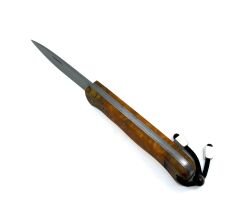 El Yapımı Kayar Eklemli (Slip-Joint) Çakı Turuncu Sap