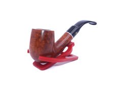 Şahin Sarı Yıldız Mod X160 Bent Billiard 9mm Filtreli Akrilik Saplı Pipo 237206