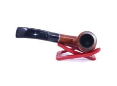 Şahin Sarı Yıldız Mod X160 Bent Billiard 9mm Filtreli Akrilik Saplı Pipo 237206