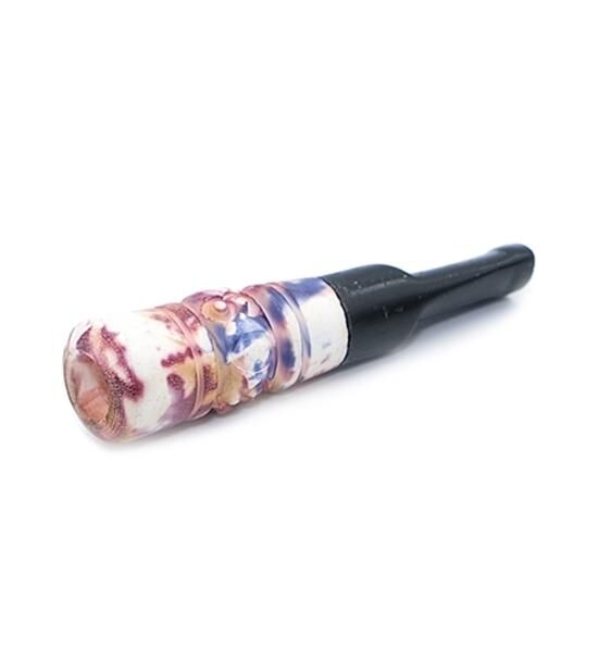 Doğal Lületaşı El Yapımı İşlemeli Ağızlık