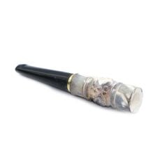 Doğal Lületaşı El Yapımı İşlemeli Ağızlık