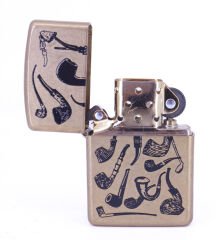 Zippo Pipe - Pipo Dizayn Armor Kasa Çakmak