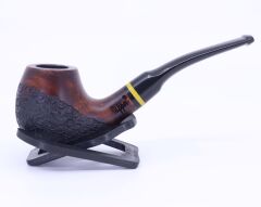 Dapper El Oyması Briar 9mm Filtreli Half Bent Pipo 0872