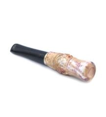 Doğal Lületaşı El Yapımı İşlemeli Ağızlık