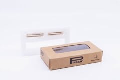 Pipsan Toscanello Backwoods Ağızlık Naturel - Altın Rengi Şerit 2397