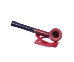 Şahin Sarı Yıldız Dublin 9mm. Filtreli Ebonit Saplı Pipo