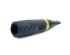 Pipsan Toscanello Backwoods İşlemeli Ağızlık Siyah - Altın Renk Şerit 2512