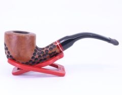 Dapper El Oyması Briar 9mm Filtreli Bent Pipo Dublin 0864