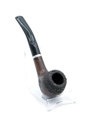 Pipsan İşlemeli Düz Pipo Metal Filtreli Ceviz