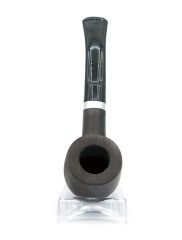 Pipsan İşlemeli Kırma Damak Pipo 9mm Filtreli Siyah