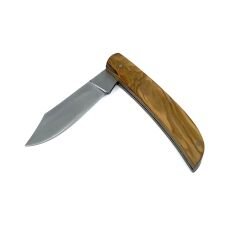 Kamp, Av ve Hobi İçin Klasik Formlu Zeytin Ağacı Sap Katlanır Çakı