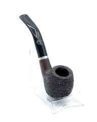 Pipsan İşlemeli Gemici Pipo Metal Filtreli Kahverengi