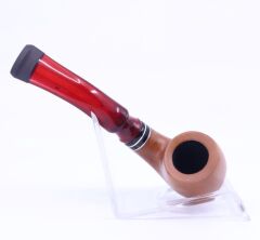 Dapper El Yapımı Briar 9mm Filtreli Kırmadamak Pipo 0874