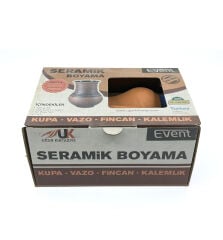 Event Seramik Boyama Hobi Seti - Kupa Vazo Finan Kalemlik