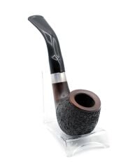 Pipsan İşlemeli Gemici Pipo 9mm Filtreli Kahverengi