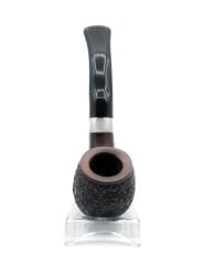 Pipsan İşlemeli Gemici Pipo 9mm Filtreli Kahverengi