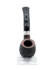 Pipsan İşlemeli Gemici Pipo 9mm Filtreli Kahverengi