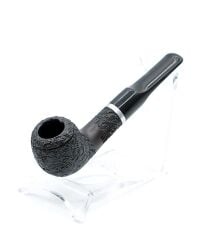 Pipsan İşlemeli Düz Pipo Metal Filtreli Ceviz