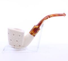 Lületaşı Pipo / Doğal Lületaşı El Yapımı Özel Kutulu 01