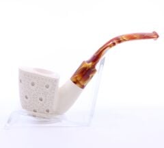 Lületaşı Pipo / Doğal Lületaşı El Yapımı Özel Kutulu 01