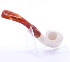 Lületaşı Pipo / Doğal Lületaşı El Yapımı Özel Kutulu 01