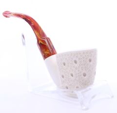 Lületaşı Pipo / Doğal Lületaşı El Yapımı Özel Kutulu 01