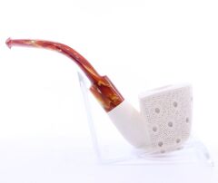 Lületaşı Pipo / Doğal Lületaşı El Yapımı Özel Kutulu 01