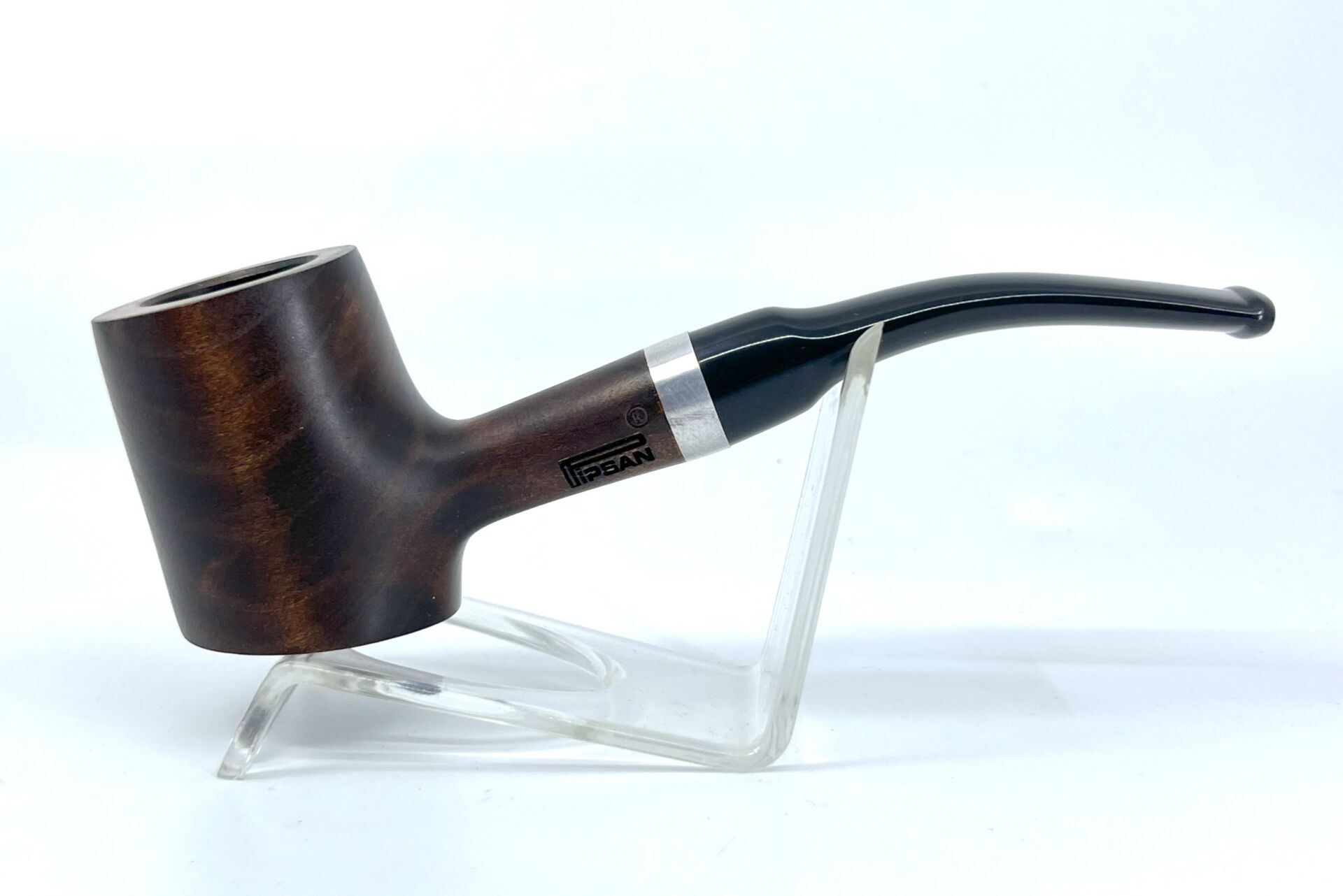 Pipsan Poker 9mm Filtreli Çift Ağızlıklı Pipo - Kahverengi 2415