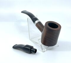 Pipsan Poker 9mm Filtreli Çift Ağızlıklı Pipo - Kahverengi 2415