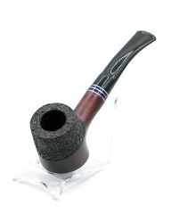 Dapper İşlemeli 9mm Filtreli Poker Pipo (Vişne/Mavi Bilezik)