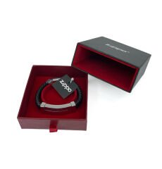 Zippo Örgülü Deri Bileklik