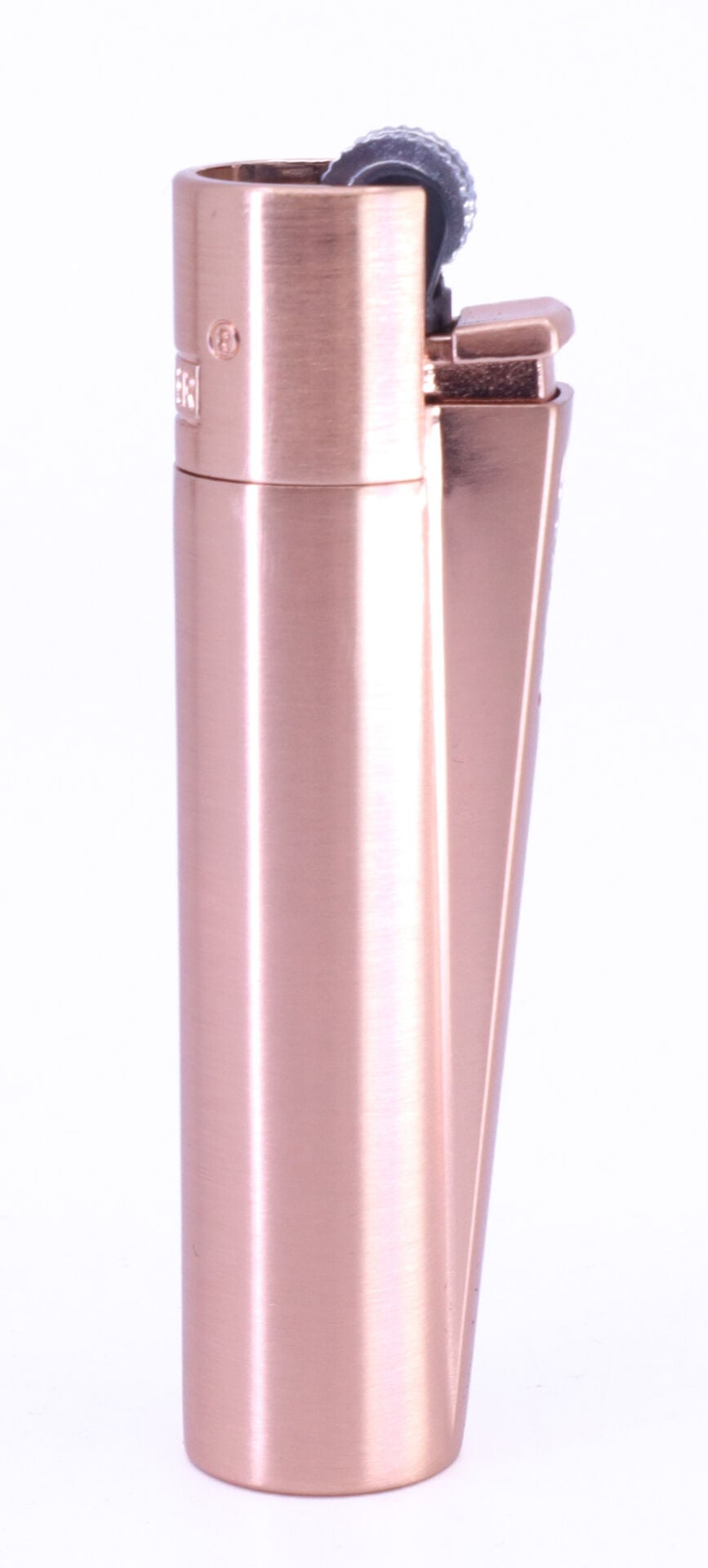 Clipper Özel Kutusunda Metal Çakmak - Mat Rose Gold (Brushed Rose Gold)