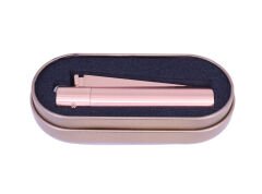 Clipper Özel Kutusunda Metal Çakmak - Mat Rose Gold (Brushed Rose Gold)